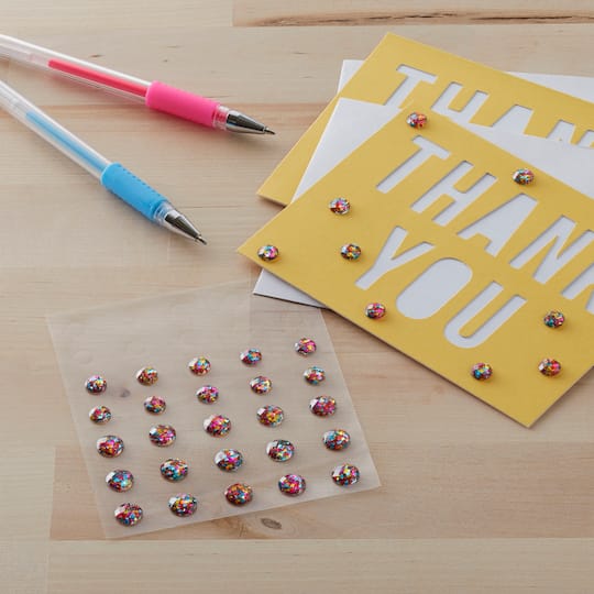 12 Packs: 35 ct. (420 total) Multi Dots Bling Stickers by Recollections™